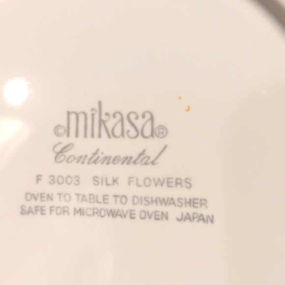 3 Mikasa Bowls Silk 🌺 Flowers  cereal soup EUC - Picture 5 of 5